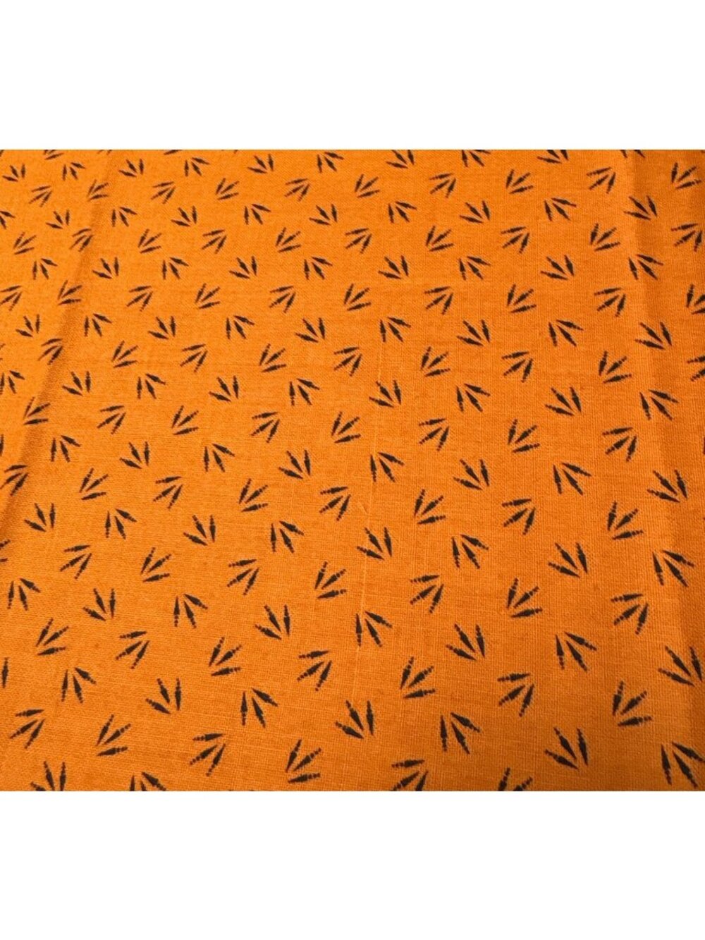 Faye Burgos Marcus Fabrics Railroad Ties Orange Cotton Fabric 1/2 yard x 32" Qui